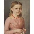thumbnail image 2 of Peter Michal Bohúň 15x18 Gold Ornate Wood Frame and Double Matted Museum Art Print Titled - Portrait of Ľudmila Droppova (1852), 2 of 4
