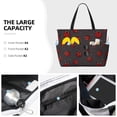 thumbnail image 3 of Disketp Red Ladybugs On Dark Background Bolsa de Playa de Gran Capacidad, Bolso Impermeable y a Prueba de Arena para Mujer, Ideal para Playa, Piscina y Natación, 3 of 7
