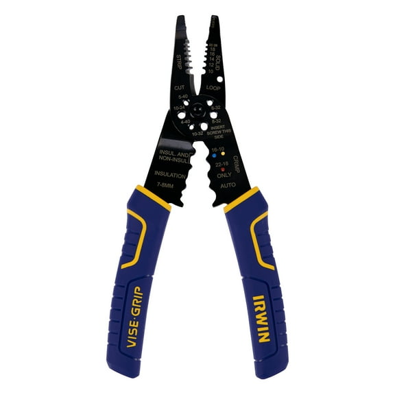 IRWIN VISE-GRIP 8-In. Wire Stripper/Cutter/Crimper Multi-Tool