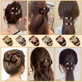 thumbnail image 6 of 6 Pcs Flat Hair Clip, Hair Claw Clips Women, Curved Design Strong Hold Claw Clips for Thick Thin Fine Hair for Women and Girls, 6 of 7