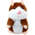 thumbnail image 1 of Sprechende Hamster Plüschtier Wiederholt Elektronische Haustiere Spielzeug für Baby Kinder (Hellbraun), 1 of 6