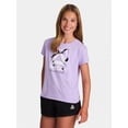 thumbnail image 2 of Reebok Girl's Sport Chic Graphic T-Shirt, Sizes 4-18, 2 of 7