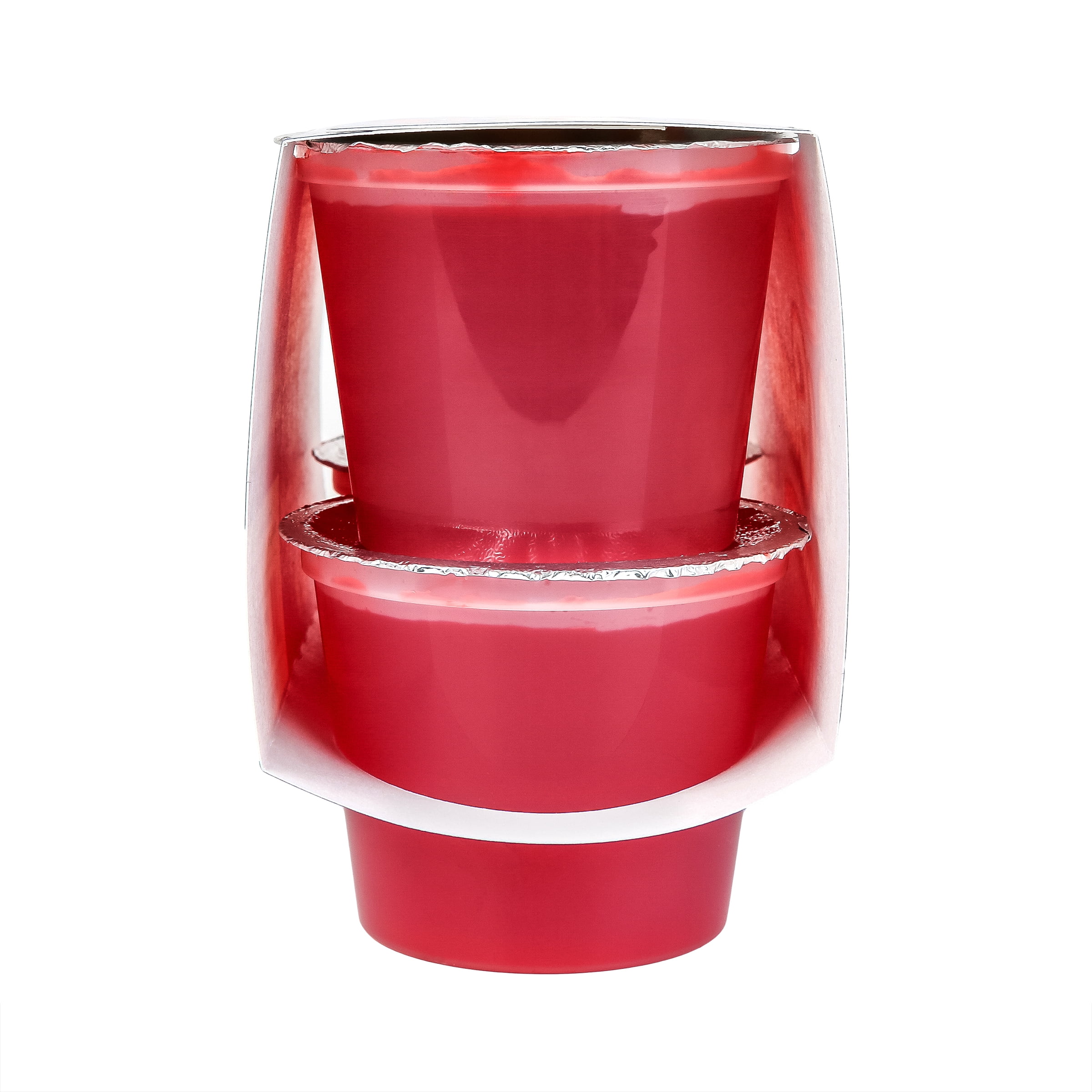 Winky Strawberry Gel Snacks, 4 Count Plastic Cups, Refrigerated, 1 Cup Serving Size
