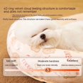 thumbnail image 3 of Autumn and Winter New Dog Nest Teddy Corky Small and Medium Sized Dog Oval Cushion Dog Cushion Plush Warm Cat Nest Pet Nest ShopWise Round, 3 of 7
