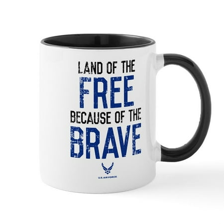 

CafePress - ASAF Land Of The Free Mug - 11 oz Ceramic Mug - Novelty Coffee Tea Cup