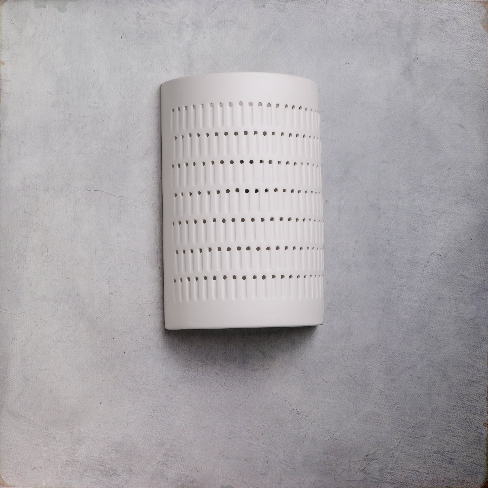 Luxury Lighting Zenia 15" High Ceramic Outdoor Wall Light, Paintable White Bisque, Electric, LED Bulb Included