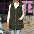 thumbnail image 2 of Vedolay Women Coats Winter Open Front Cardigan Coats Soft Coat Fall 2023 Green,S, 2 of 4