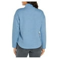 thumbnail image 2 of Eddie Bauer Ladies Quilted Half Zip Pullover Colony Blue XXL, 2 of 2