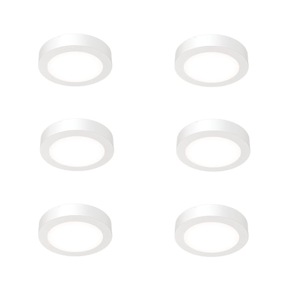 Juno Lighting JSBC 4IN SWW2 90CRI WL CP6 MW M2 Pack Of (6) Slimbasics 4" Switchable Cct