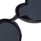 thumbnail image 5 of Gafas de sol de amor en forma de gafas de estilo retro vintage para mujer Negro, 5 of 7