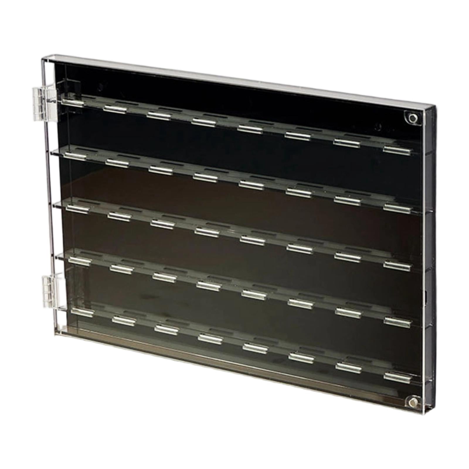 Acrylic Guitar Pick Holder Display Storage Box Transparent Slim Profile Dust Protection for Music Room Use