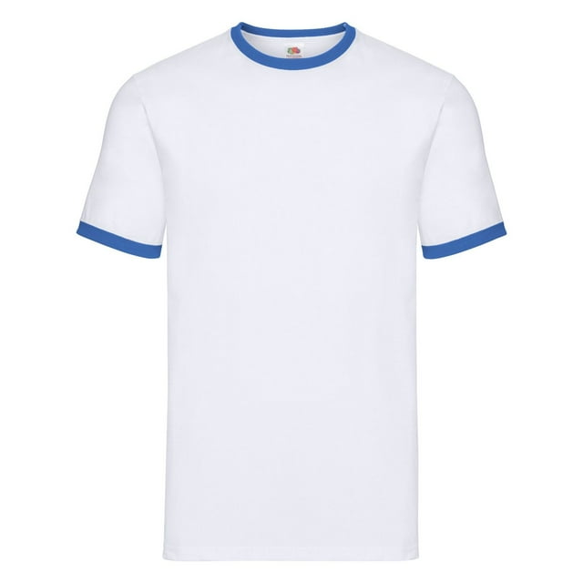 Fruit of the Loom Mens Ringer Contrast T-Shirt