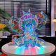 thumbnail image 5 of Fiudx Decoraciones navideñas para interiores Adorno navideño de ciervo con luz mágica de explosión navideña 2023, regalo original de Navidad, regalo de exhibición, regalo de Navidad, 5 of 6