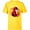 Yellow, variant on Marvel Daredevil Super Hero Comic Art City and DD Symbol - Short Sleeve T-Shirt for Kids - Customized-White