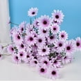 thumbnail image 4 of 1 Bouquet Light Purple 5 Heads Daisy Artificial Flower 20.47in Artificial Silk Daisy Flower Bouquet Wedding Party Home Coffees Shops Garden Decor, 4 of 9