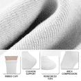 thumbnail image 3 of YOMYM Women Casual Calf Socks - Cotton Crew Socks, Soft Athletic Cushioned Above Ankle Sock 8 Pairs, 3 of 8