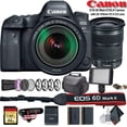 thumbnail image 1 of Canon EOS 6D Mark II DSLR Camera +24-105mm f/3.5-5.6 Lens (Intl Model) (1897C021, 1 of 6