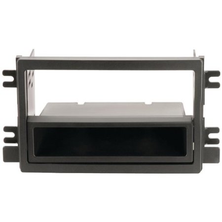 SCOSCHE FD6204B - 2012-2013 Ford Transit Connwet ISO Double Din and Din with Pocket Mounting Dash Kit for Car Radio / Stereo Installation (Black)