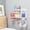 White, variant on Bedside Wall Organizer Shelf – Floating Wall Mount Storage for Remote, Makeup, and Essentials – Nightstand & Dorm Room Accessory,Black