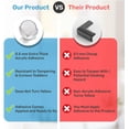 thumbnail image 3 of Baby Proof Me Edge and Corner Protectors, Silicone Corner Guards for Baby Proofing, Clear, 12 Pack, 3 of 7