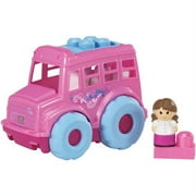 Mega Bloks Play 'N Go Lil' Pink Bus