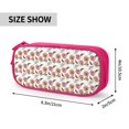 thumbnail image 4 of Vsdgher Rose Flowers Print Large Capacity Pencil Case Pouch with Zipper, Portable Aesthetic Big Capacity Pencil Cases Pen Office Travel Stationery Bag, 4 of 8