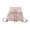 Pink, variant on Casual PU Backpack With Chain Strap Travel Daypack Color Aesthetic Shoulder Bag For Women And