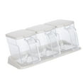 thumbnail image 3 of Boîte d'Assaisonnement Transparente, Ensemble de Boîtes d'Assaisonnement en Plastique Ensemble de Boîtes à Condiments Boîte de Rangement pour Assaisonnements Construction Robuste, 3 of 5