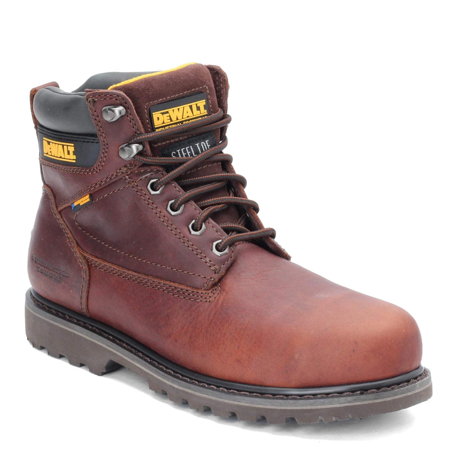 DeWalt Men's Axle 10.5M Waterproof 6'' Work Boots - Steel Toe - Walnut ...