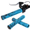 thumbnail image 4 of Poignées de guidon de vélo en caoutchouc, légères et antidérapantes, pour VTT (bleu), 4 of 4