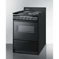 thumbnail image 3 of Summit TEM610CW 24''W 4-Burner Electric Coil Range - Black/Black, 3 of 4