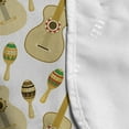 thumbnail image 4 of Cinco de Mayo Microwave Oven Cover, Mexican Culture Music Themed Pattern with Guitars and Maracas, Water Resistant Organizer with Pockets for Kitchen, 36" x 12", Ecru Multicolor, by Ambesonne, 4 of 4