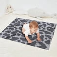 thumbnail image 2 of White and Black Of Leopard Print Blanket,Comfortable Soft Flannel Throw Blanket,All Season,Warm Lightweight Blankets for Sofa Bed Couch Living Room Chair,30"x40", 2 of 4