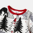 thumbnail image 4 of PatPat Christmas Pajamas Family Matching Allover Print Long-sleeve Zipper Onesies Pajamas for Men, White, L, 4 of 9