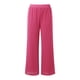 thumbnail image 5 of Traje pantalón de gasa liso de primavera para mujer - Diseño holgado e irregular - Top con botones y pantalones capri - Tallas S-XXXL, 5 of 7