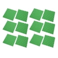 thumbnail image 2 of Mousse de Studio Insonorisante, 12 Pcs Panneau Acoustique en Coton Haute Densité pour Salle de Concert Vert, 2 of 8