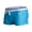 Sky Blue, variant on Fashion Men's Bodybuild Gradient Trunks Beach Swimming Shorts, L, Red
