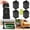 Black 4 Pack-4 Inch (1,2,3,4 inch), variant on Furniture Risers Black 8 Pack 1 Inch- S Heavy Duty Stackable Adjustable Lift