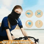 Finvizo 6 Pack Neck Gaiter Bandana Face Mask Cooling Gator Mask Face Cover Neck Scarf