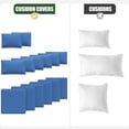 thumbnail image 6 of Clouddwell 14-Piece Outdoor Cushion Covers Replacement for 6-Seat Wicker Sectional-Waterproof, Non-Slip Bottom (Navy Blue), 6 of 7