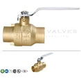 thumbnail image 3 of 1-1/4 in. SWT x 1-1/4 in. SWT Premium Brass Full Port Ball Valve (12 Pack), 3 of 3