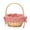 C, variant on Cozeii Picnic Basket, Wicker Picnic Basket, Empty Woven Storage Basket with Liner for Picnic, Grocery, Fruit, Blanket, Farmhouse Kitchen Decor, 7.8x4.3 Inch, C