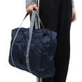 thumbnail image 2 of Simple Letter Patterns Luggage Bag, Large Capacity Travel Bag, Waterproof For Travel, Hiking, Navy Blue, 2 of 8