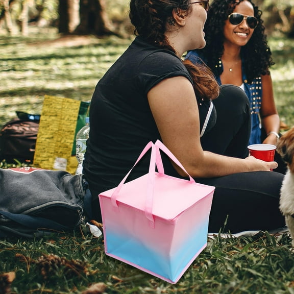 FRCOLOR  Insulation Bags Grocery Take Out Small Insulated Snack Shopping