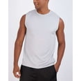 thumbnail image 4 of Real Essentials 5 Pack: Men's Mesh Active Athletic Tech Tank Top - Workout & Training Activewear (Available in Big & Tall), 4 of 5