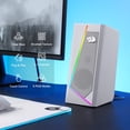 thumbnail image 2 of Altavoces de sobremesa Redragon GS520 RGB 2.0 canales blancos, 2 of 9