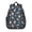 Astronaut and Rocket-1, variant on Astronaut and Rocket Black Pattern Backpack for School, Cute School Bag with Adjustable Shoulder Straps and Padded Back, 15"x11.42"x5.5"