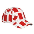 thumbnail image 3 of Disketp Canada Print Baseball Caps For Outdoor Sports Fashion Casual Outdoor Caps Men Women, 3 of 8