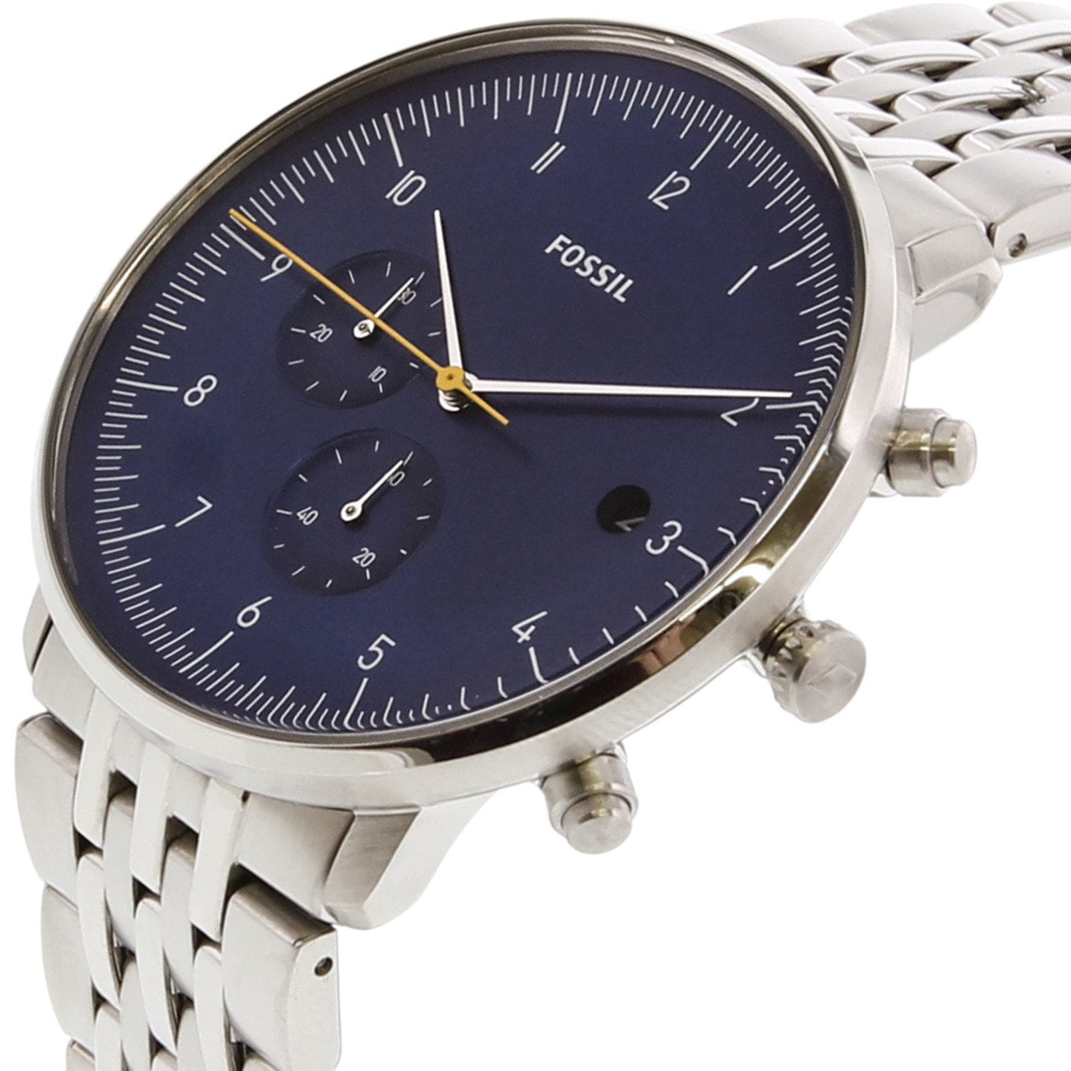 Fossil Men's Chase Timer FS5542 Silver 