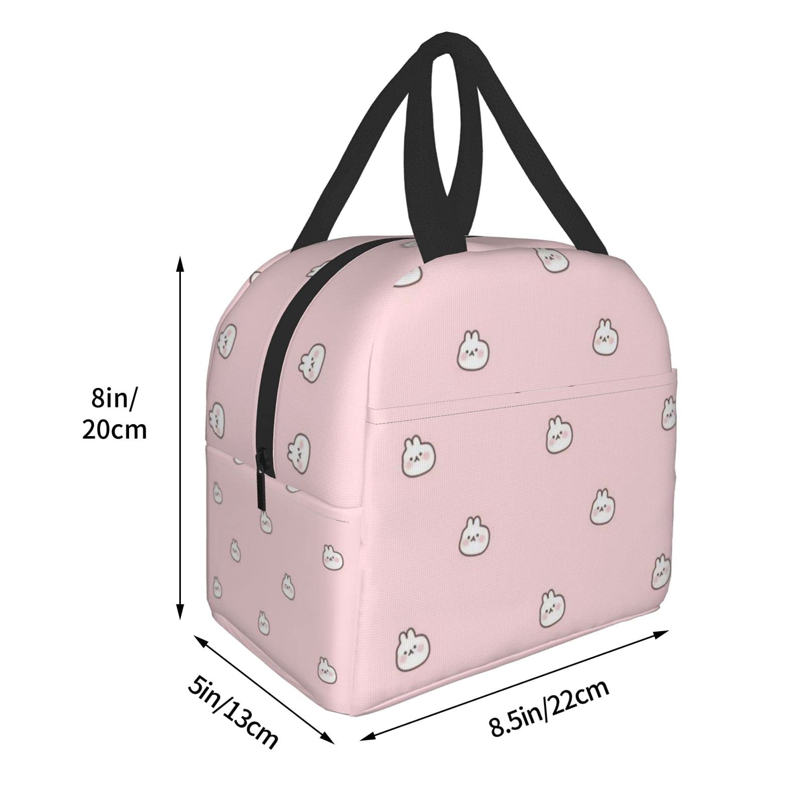 CoCopeaunt Kawaii Lunch Bag for Girls Lunch Box Insulated Cute Lunch Bags  for Women Insulated Lunch Box for Kids (Pink) 